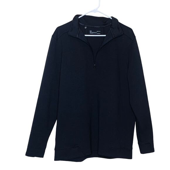 Under Armour cold gear golf long sleeves black golf pullover size Large - Picture 7 of 10